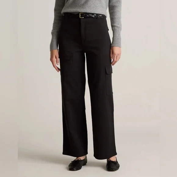 Quince Organic Stretch Cotton Twill Cargo Pants - Picture 8 of 10